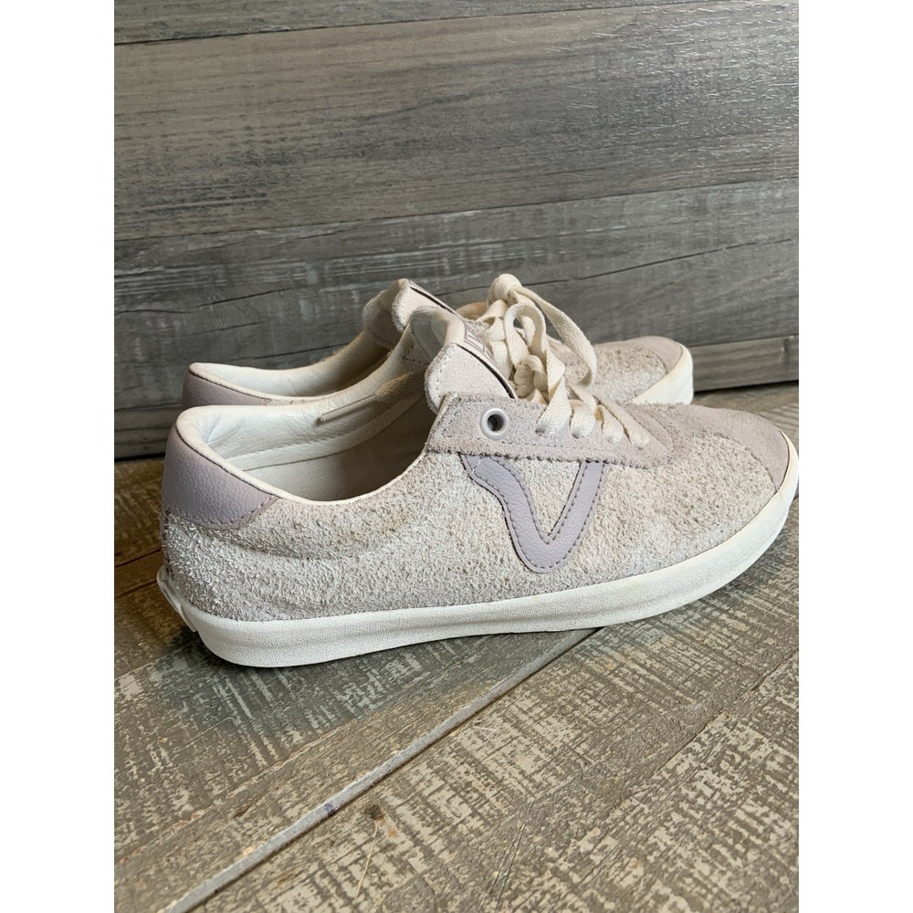 Vans Sport Low Suede Marshmallow with Gum Sole Mens 3.5‎ Women's 5 Skate Shoe